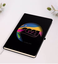 BK Gift Kişiye Özel 2024 Mutlu Yıllar Siyah Defter-10 (Siyah)