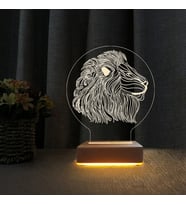 Aslan Tasarım Led Gece Lambası Doğum Günü Hediyesi Lamba