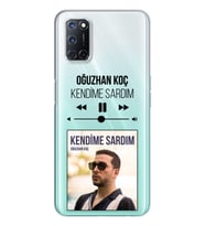 Oğuzhan Koç Mp3 Tasarımlı Süper Şeffaf Silikon Telefon Kılıfı Oppo A52-A72