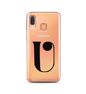 Samsung A40 Harf Tasarımlı Telefon Kılıfı U-Harfi 