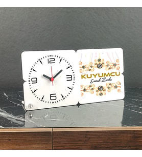 Kuyumcu Ahşap Masa Saati