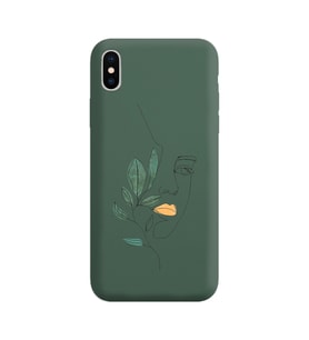 Koyu Yeşil Lansman Kılıf iPhone XS Max