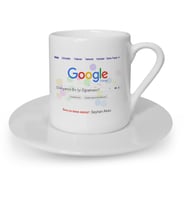 BK Gift Kişiye Özel Google Dünyanın En İyi Öğretmeni Türk Kahvesi Fincanı