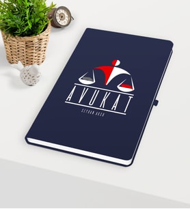 BK Gift Kişiye Özel Avukat Temalı Lacivert Defter - 4