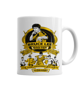 Bruce Lee e Padawans Kupa Bardak Porselen