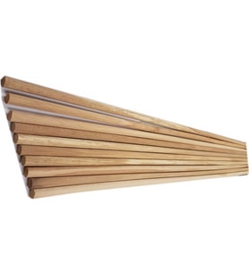 Ahşap Kavela Çubuk 100cm - 10mm (10 Adet) (Sarı)