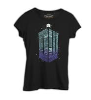 Doctor Who - Bow Ties Siyah Kadın Tshirt
