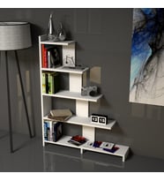 EMKAWOOD STEP KİTAPLIK BEYAZ