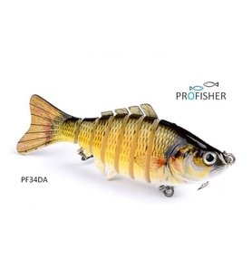 Profisher 7 Eklem 2 Kanca Sahte Balık Yem 15,5 gr 10 cm Bream A