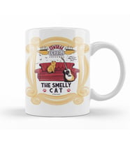 Central Perk Smelly Cat Kedi Friends Kupa Bardak Porselen