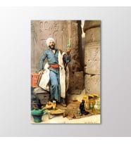 Arty Tablo Yeşim Taşından Isis Heykeli Tablo (Karışık)