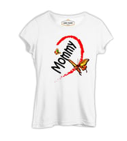 Daddy Mommy Baby - Mommy Beyaz Kadın Tshirt