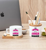 Canım Annem Fincan Ve Kalemlik İkili Hediye Set
