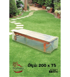 HOMAKS Şezlong koruma örtüsü (200x70 h:35) (Renksiz)