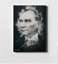 BK Gift Kişiye Özel Atatürk Kanvas Tablo 50x70cm 14