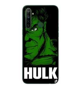 Hulk Tasarım Süper Şeffaf Silikon Telefon Kılıfı Oppo Realmi 5i