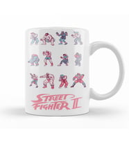 Street Fighter Kupa Bardak  Porselen