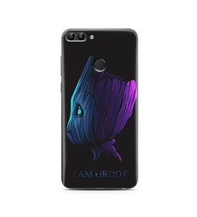 Baby Groot Tasarım Süper Şeffaf Silikon Telefon Kılıfı Huawei PSmart (2018)