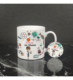 Biyolog Kupa Bardak ve Anahtarlık Set 004