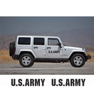 Army Star Askeri Yıldız Araba Off-road Araba Sticker Set 1