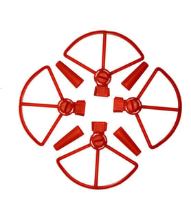 DJI SPARK Drone 4 lü Pervane Koruma + İniş Ayak Takımı  Kırmızı