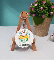 Öğretmenler Günü Hediyesi Ahşap Anahtarlık