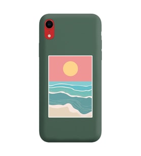 Koyu Yeşil Lansman Telefon Kılıfı Iphone XR