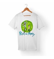 Rick And Morty Çocuk Beyaz Tişört