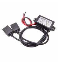 12V için 5V 3A 15W DC DC USB Converter Su Geçirmez Araba Uyumlu Konverter Dönüştürücü