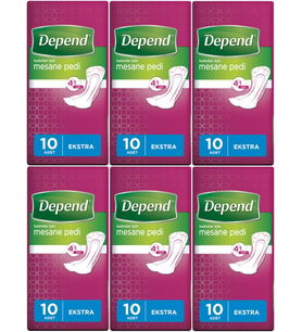 Depend Mesane Pedi Kadın Ekstra 60 Adet