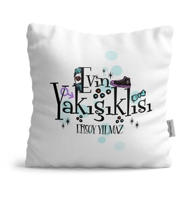 BK Gift Kişiye Özel Evin Yakışıklısı Dekoratif Yastık  4