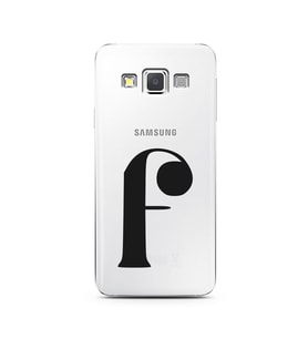 Samsung A3 (2015) Harf Tasarımlı Telefon Kılıfı F-Harfi 