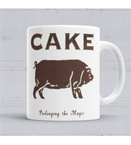 Cake Prolonging The Magic Kupa Bardak Porselen