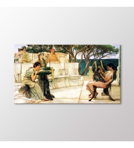 Arty Tablo Sappho And Alcaeus, 1881 Tablo (Karışık)