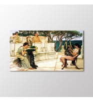 Arty Tablo Sappho And Alcaeus, 1881 Tablo (Karışık)