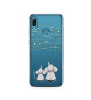 Filler Tasarımlı Süper Şeffaf Silikon Telefon Kılıfı Huawei Y6 Prime (2019)