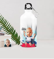 BK Gift Kişiye Özel Bebek Karikatürlü Metal Suluk 500 Ml 2