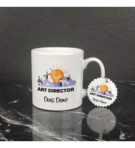 Art Director Kupa Bardak ve Anahtarlık Set