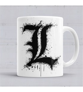 Death Note L Kupa Bardak Porselen