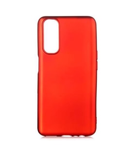 Realme 7 Kılıf Kamera Çıkıntılı Soft Silikon (Kırmızı)