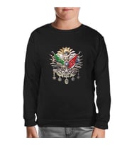 Osmanlı Arması Siyah Çocuk Sweatshirt