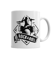 Rock   Roll  Müzik Gitar Kupa Bardak Porselen