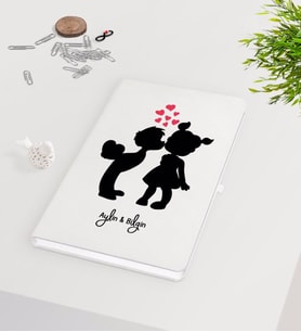 BK Gift Kişiye Özel Sevgililer Günü Beyaz Defter-59