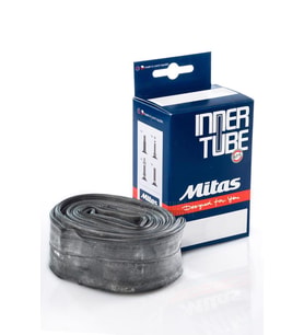 Mitas 20x1.75/2.45 Kalın Sibop Bisiklet İç Lastiği Av-40mm LSI-197 (Siyah)