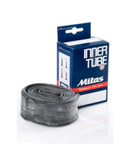 Mitas 20x1.75/2.45 Kalın Sibop Bisiklet İç Lastiği Av-40mm LSI-197 (Siyah)