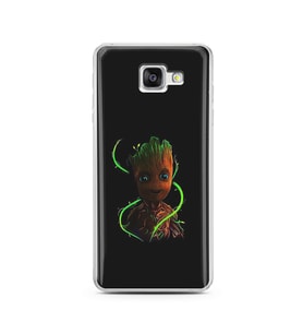 Baby Groot Tasarım Süper Şeffaf Silikon Telefon Kılıfı Samsung A5 (2016)