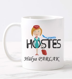 Hostes  Kupa (Beyaz)