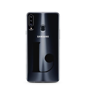 Samsung A20s Harf Tasarımlı Telefon Kılıfı L-Harfi 