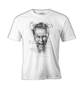 Metallica - Enter sandman Beyaz Erkek Tshirt