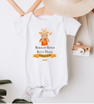 Babalar Günün Kutlu Olsun Kişiye Özel Tasarım Bebek Body Zıbın